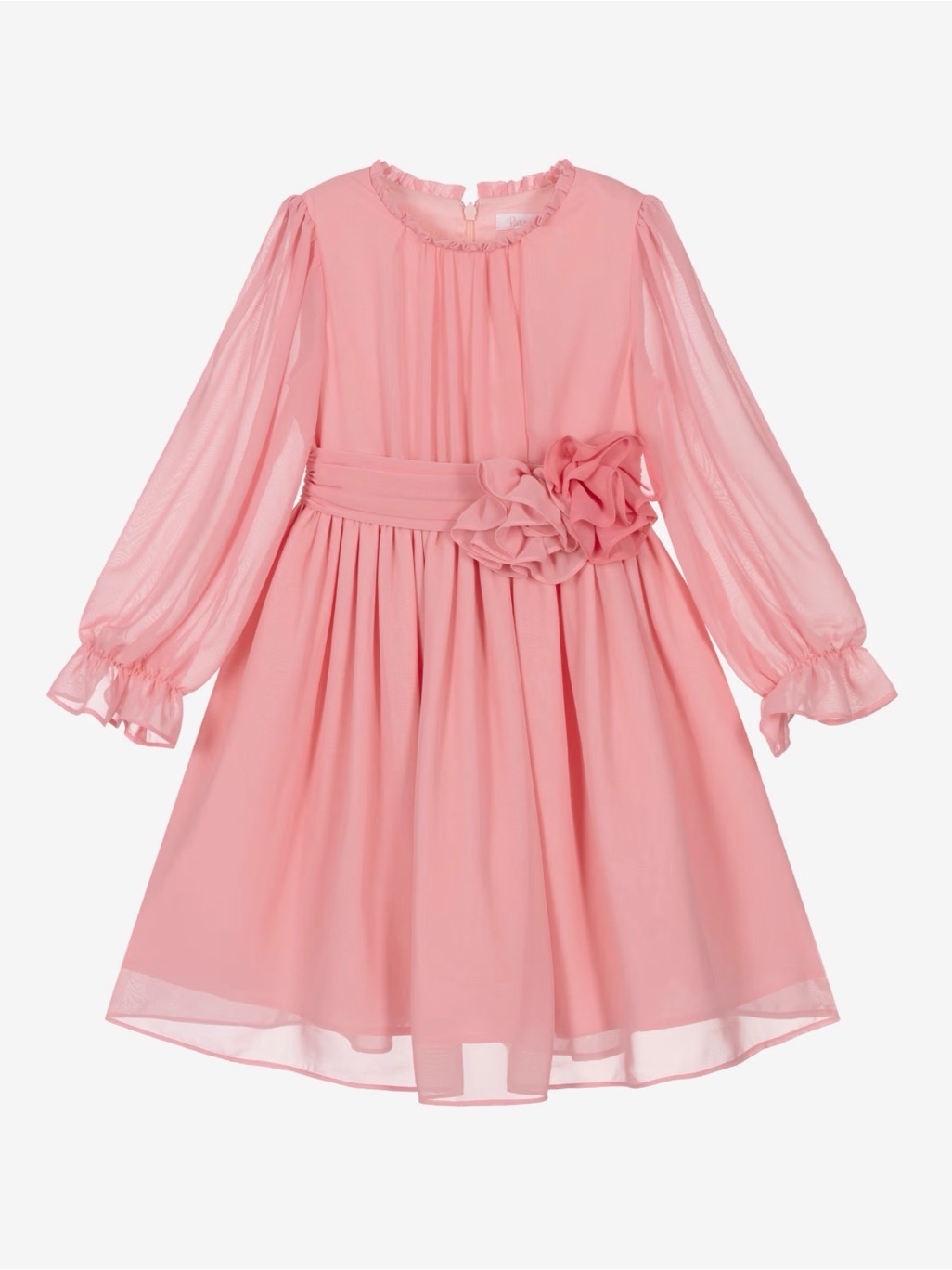 Patachou Girls Pink Chiffon Dress Size 6